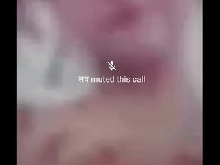 My girlfriend video calling WhatsApp par